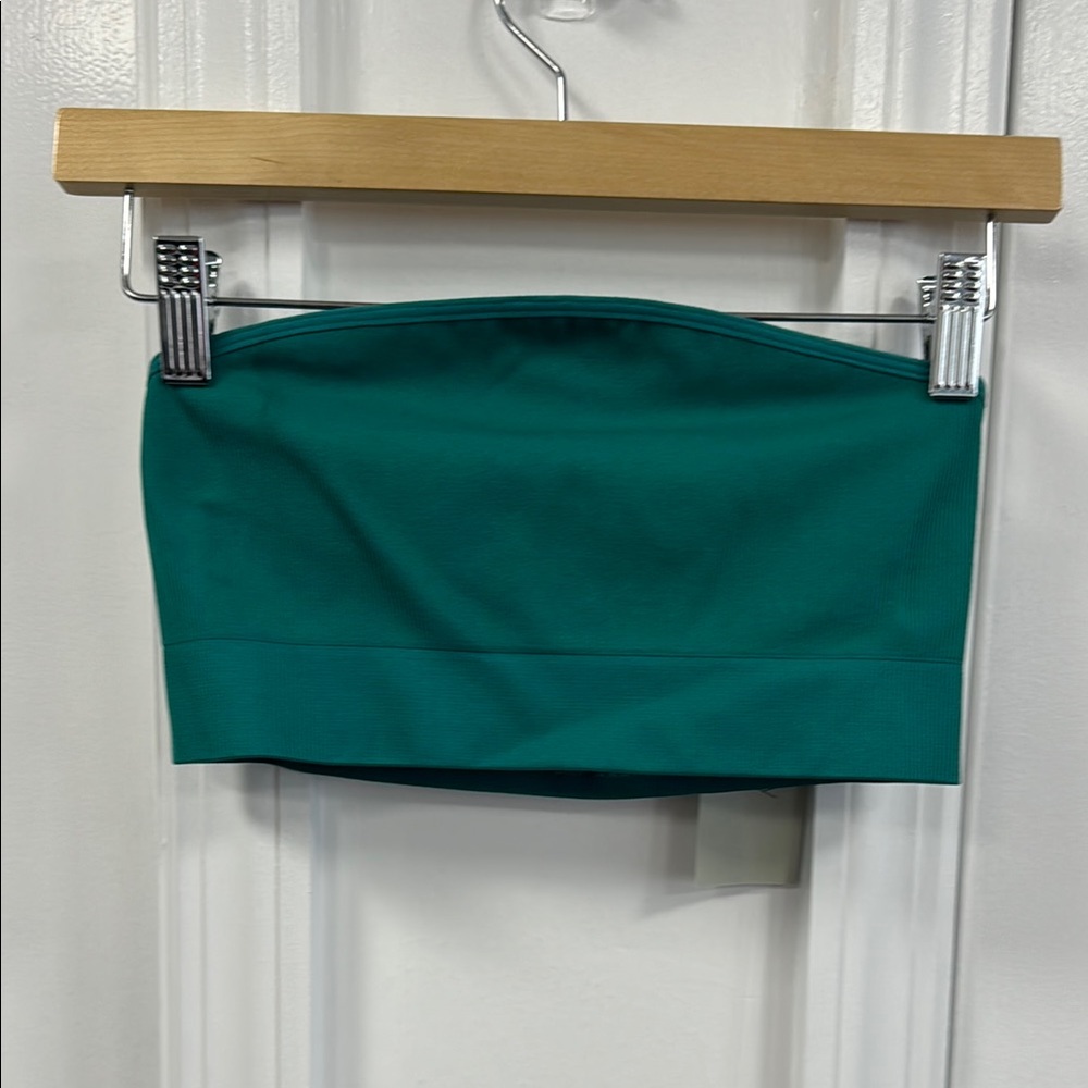 Sweaty Betty Teal Bandeau Top